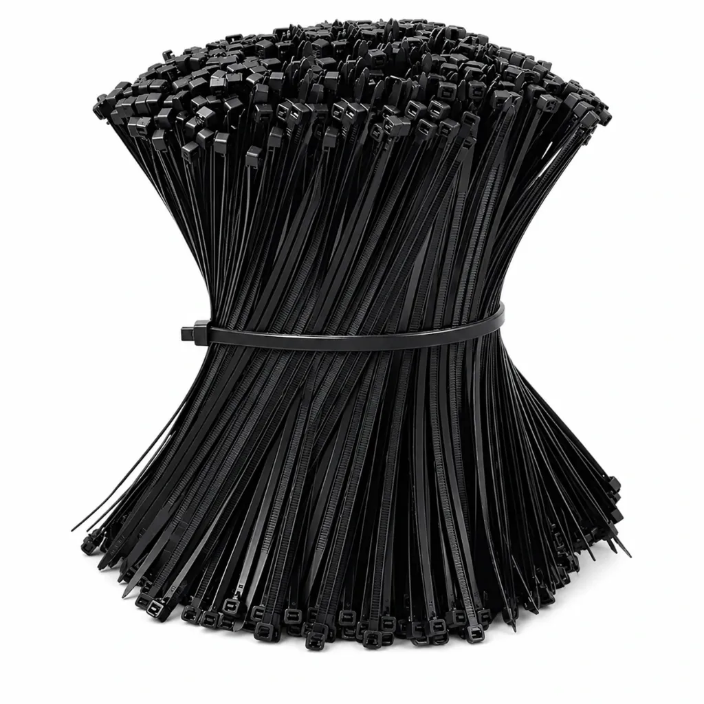N4*150 - CINCHO ANCHO 4MM * LARGO 15 CM NEGRO