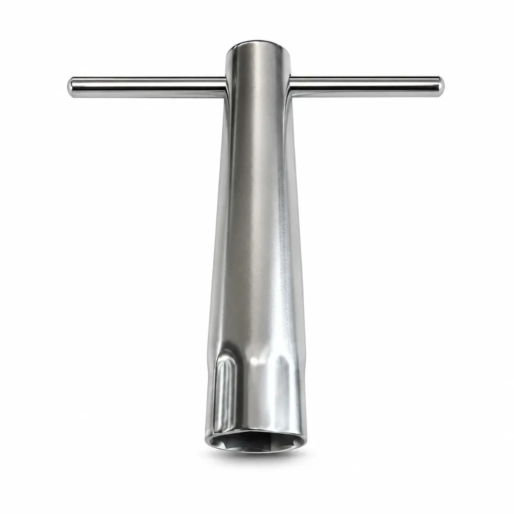 LL014 - LLAVE BUJIA N-14 CORTA BLANCA 13/16
