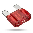 FM50 - FUSIBLE CLAVIJA MAXI 50 AMP COLOR ROJO