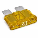 FM20 - FUSIBLE CLAVIJA MAXI 20 AMP COLOR AMARILLO