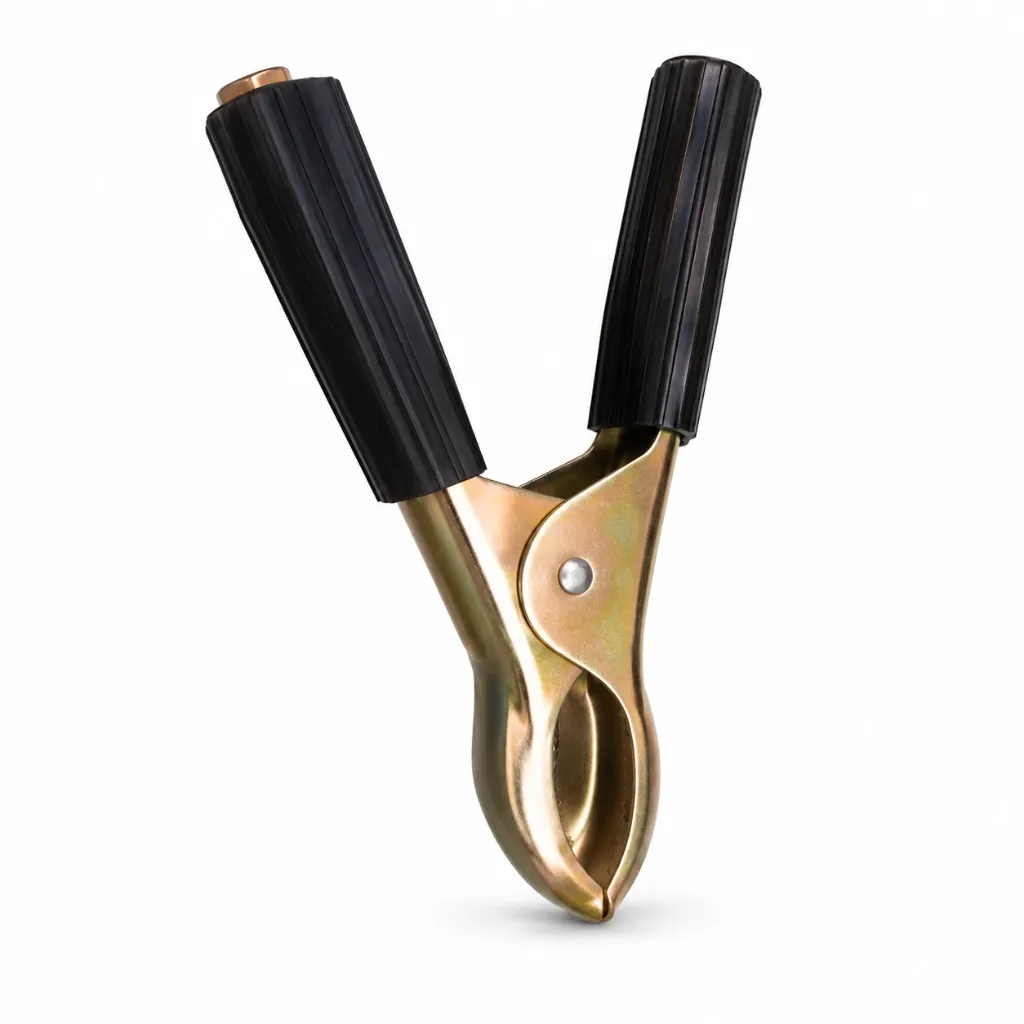PP020N - PINZA PASACORRIENTE GRANDE NEGRA
