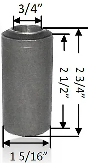 RB151-A - BUJE MUELLE NISSAN 2.4 FIERRO CHICO INT 3/4