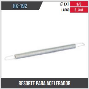 RK-192 - RESORTE PARA ACELERADOR