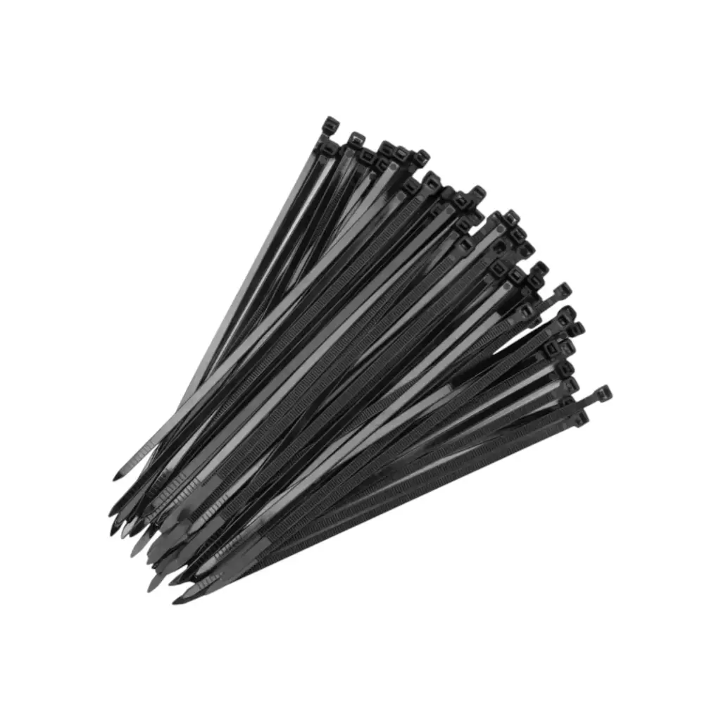 AA031-7 - ABRAZADERA DE PLÁSTICO 11" 28 CM NEGRA N5 X 300