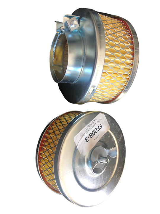 FF008-3 - FILTRO AIRE 2" CHICO VW GALVANIZADO