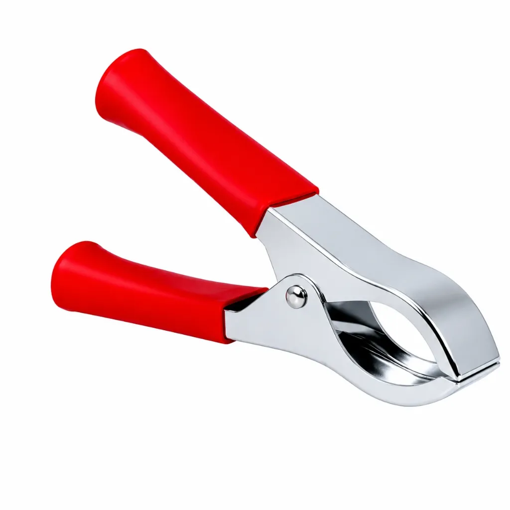 PP019R - PINZA PASA CORRIENTE CHICA ROJA