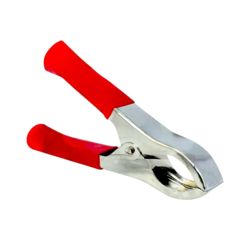 PP019R - PINZA PASA CORRIENTE CHICA ROJA