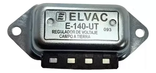 E140-XR - REGULADOR ELVAC ELEC. GM Y CHEVROLET 4 ENT.