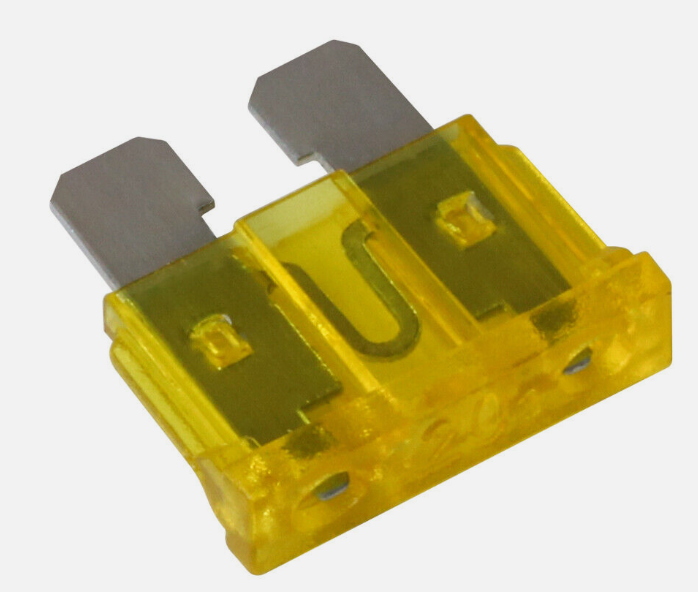FC20 - FUSIBLE CLAVIJA 20 AMP AMARILLO 1 PZ