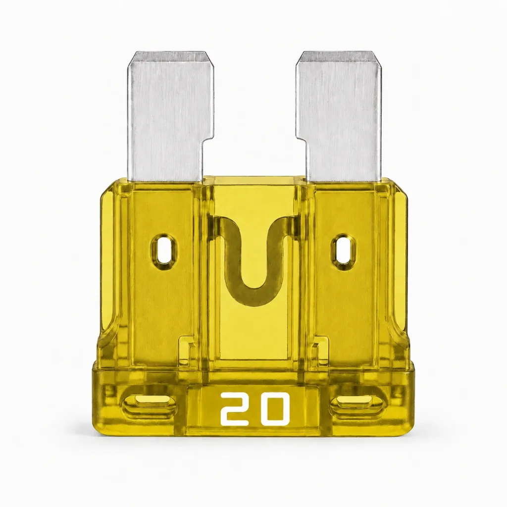FC20 - FUSIBLE CLAVIJA 20 AMP AMARILLO 100 PZ