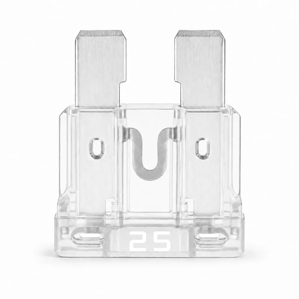 FC25 - FUSIBLE CLAVIJA 25 AMP BLANCO 100 PZ