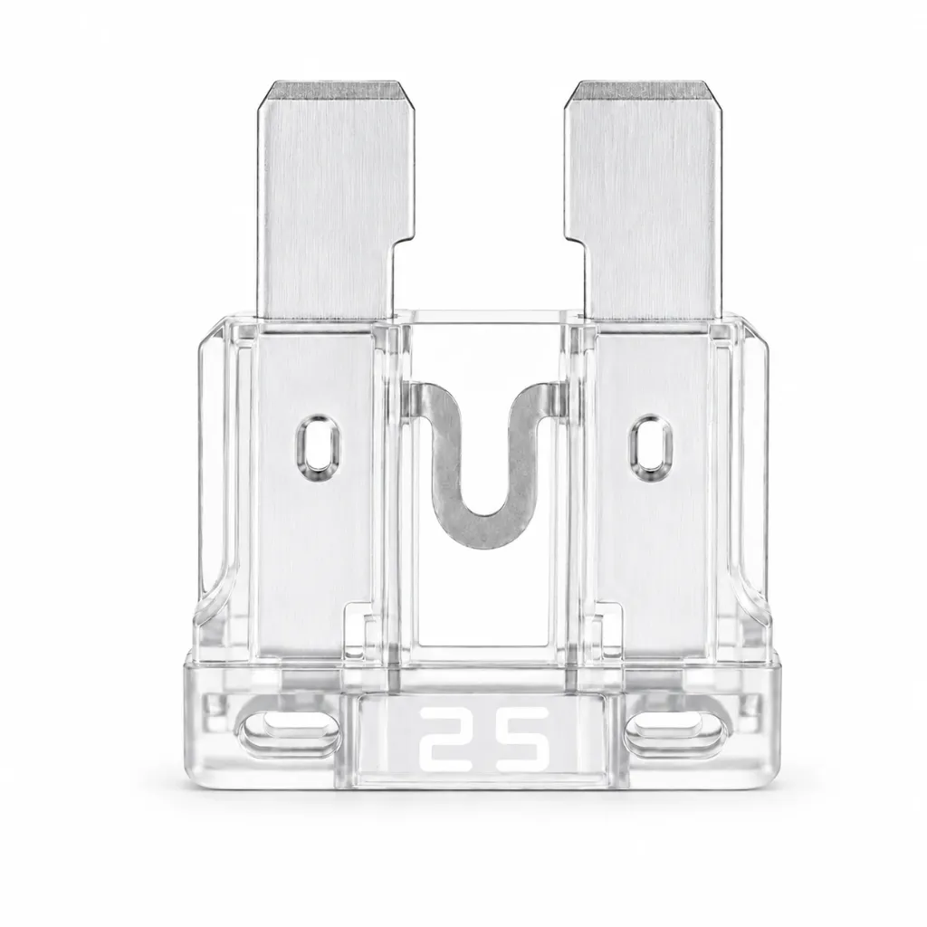 FC25 - FUSIBLE CLAVIJA 25 AMP BLANCO 100 PZAS