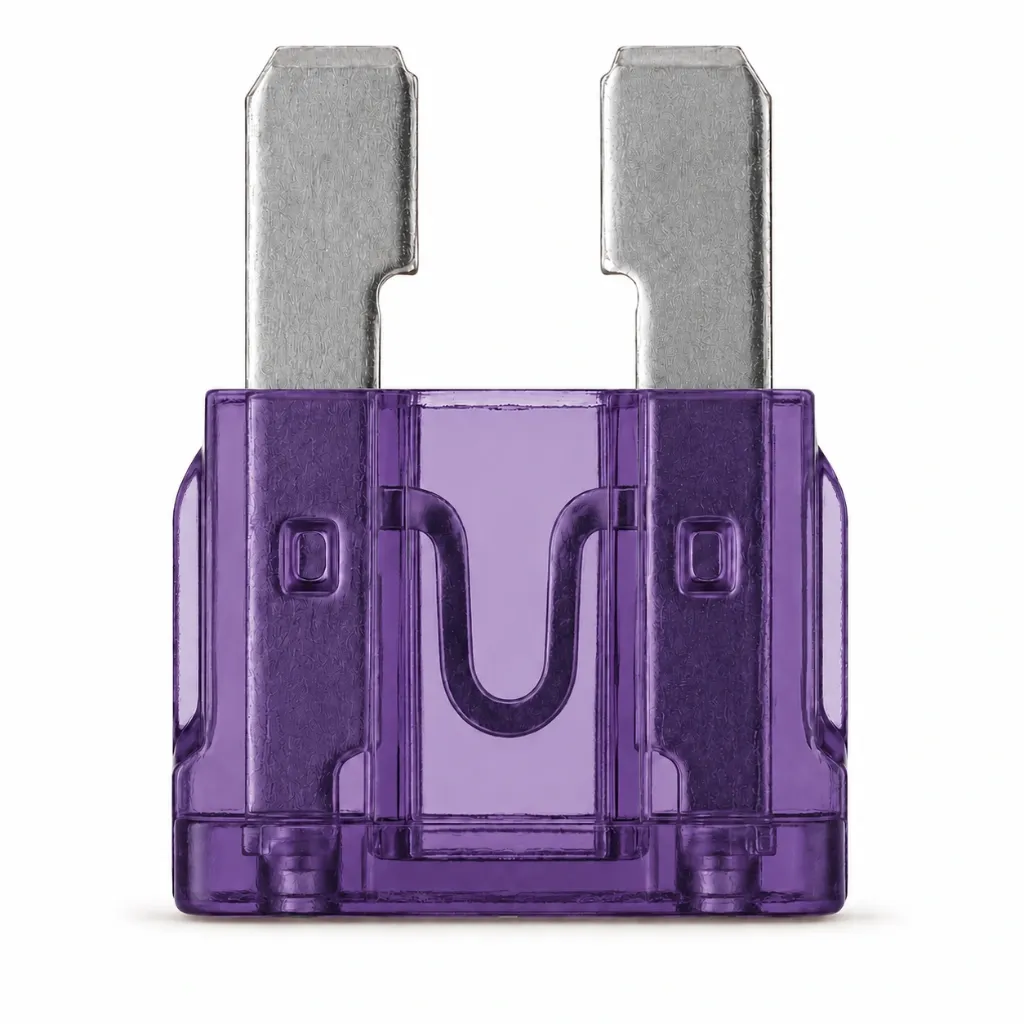 FC03 - FUSIBLE CLAVIJA 3 AMP VIOLETA 100 PZAS