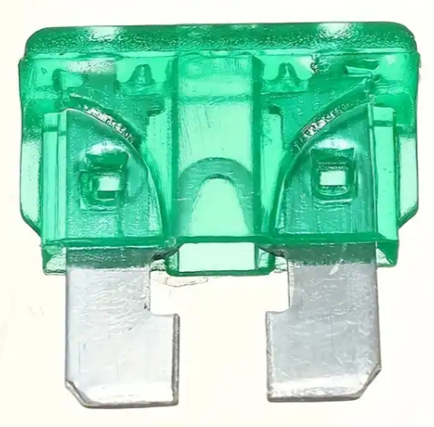 [FC30] FC30 - FUSIBLE CLAVIJA 30 AMP VERDE 100 PZAS