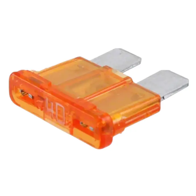 FC40 - FUSIBLE CLAVIJA 40 AMP GUINDA 100 PZAS