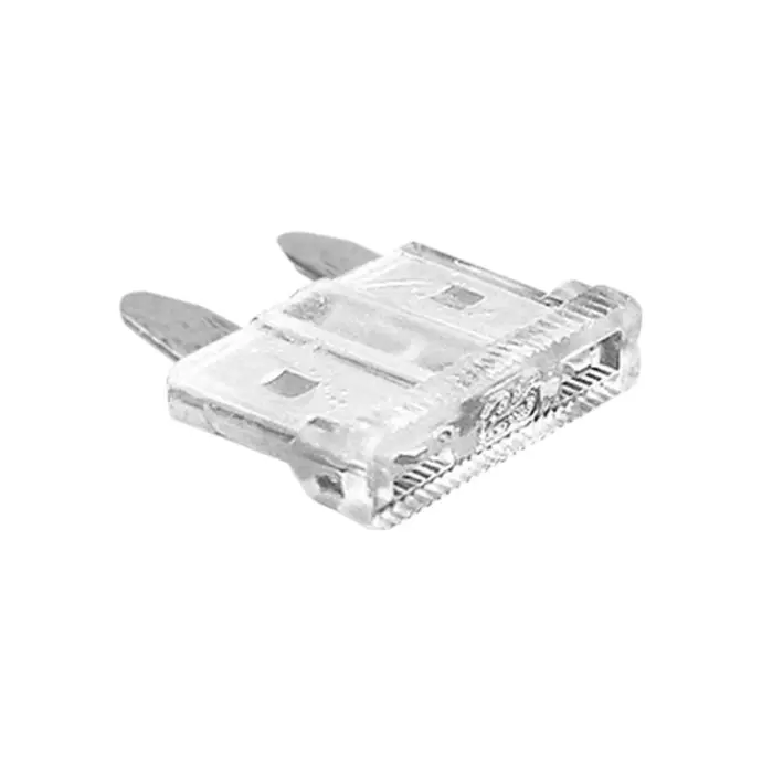 FCM25 - FUSIBLE CLAVIJA MINI BLANCO 100 PZAS