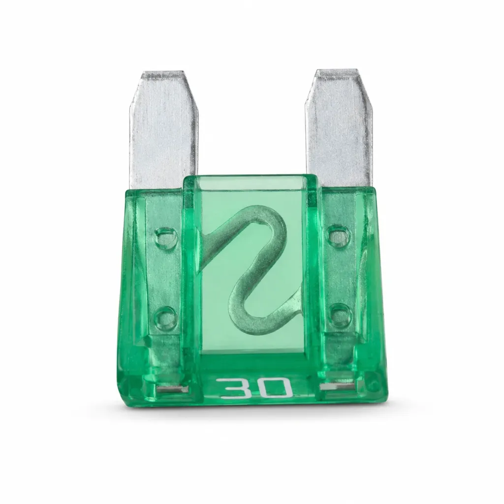 FCM30 - FUSIBLE CLAVIJA MINI VERDE 100 PZAS