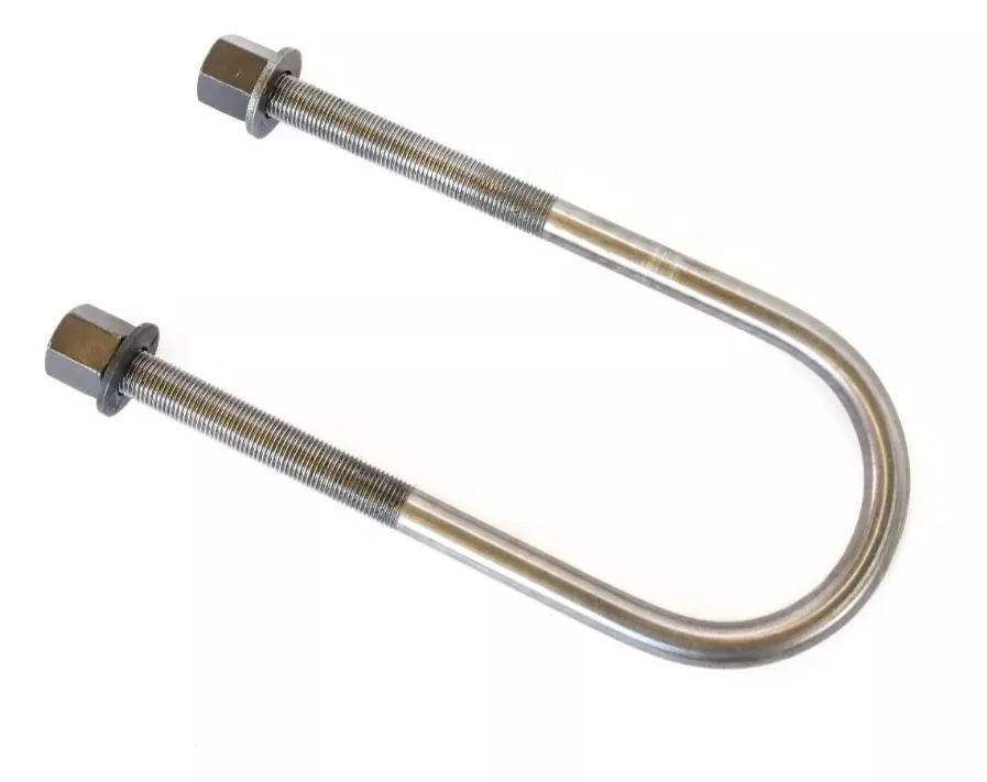 12-3116-8C - ABRAZADERA P/MUELLE NISSAN 2.4 LARGO 8” CON TUERCAS