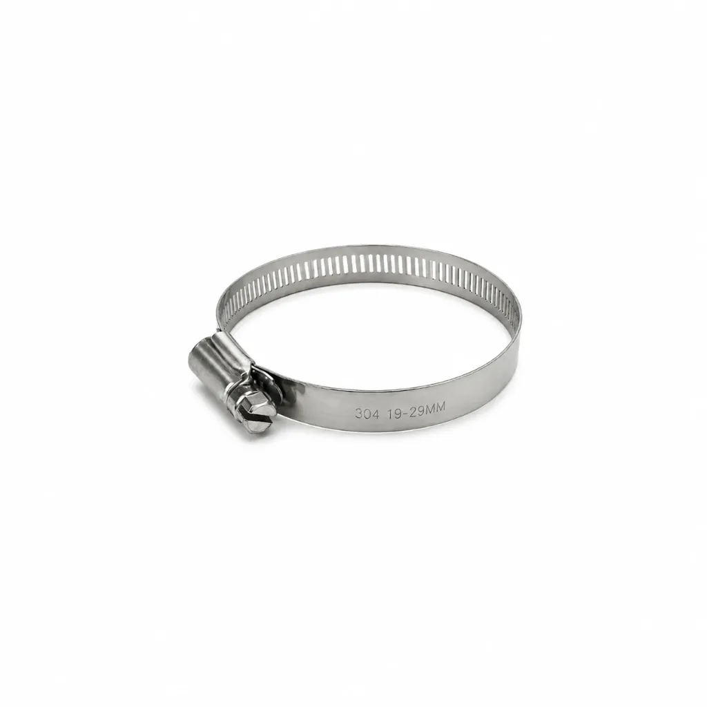 [TU12] TU12 - ABRAZADERA SINFIN ACERO 304 19-29MM 8MM