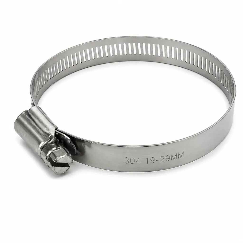 TU12 - ABRAZADERA SINFIN ACERO 304 19-29MM 8MM