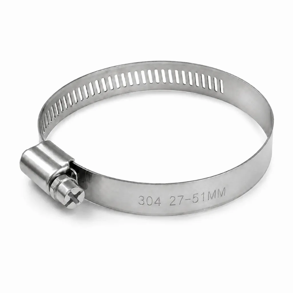 TU24 - ABRAZADERA SINFIN ACERO 304 27-51MM 12MM.