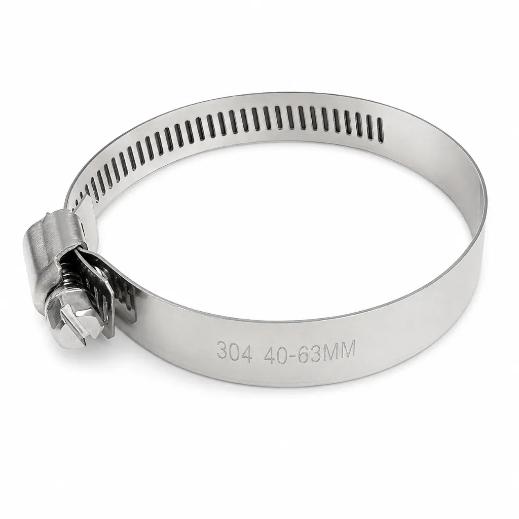 TU32 - ABRAZADERA SINFIN ACERO 304 40-63MM 12MM