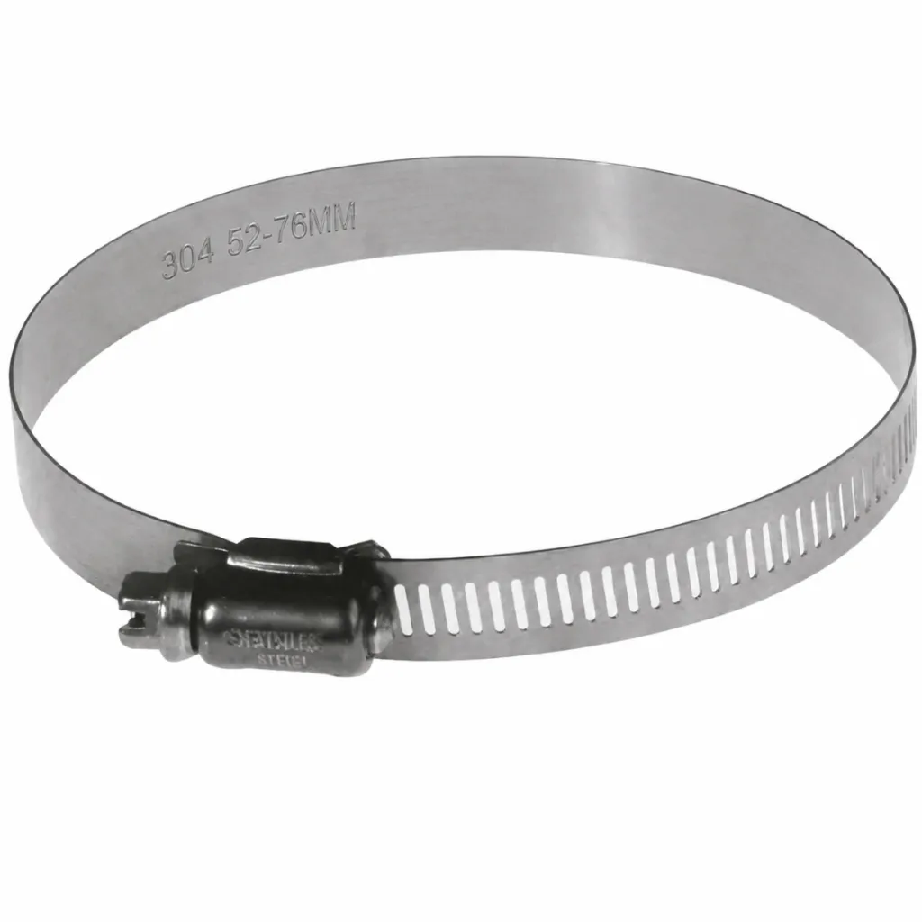 TU40 - ABRAZADERA SINFIN ACERO 304 52-76MM 12MM