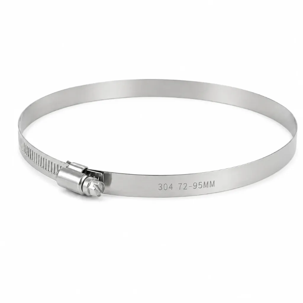 TU52 - ABRAZADERA SINFIN ACERO 304 72-95MM 12MM
