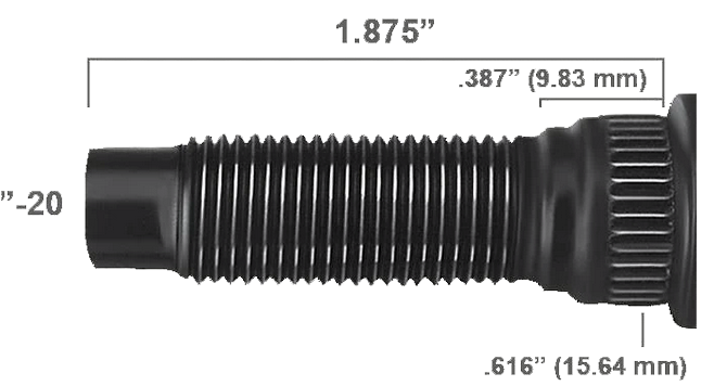 BR30-038RP - BIRLO TRASERO FORD MUSTANG 2000 AL 2003, FORD RANGER 1996 AL 2012 Y FORD EXPLORER 1994 AL 2003.