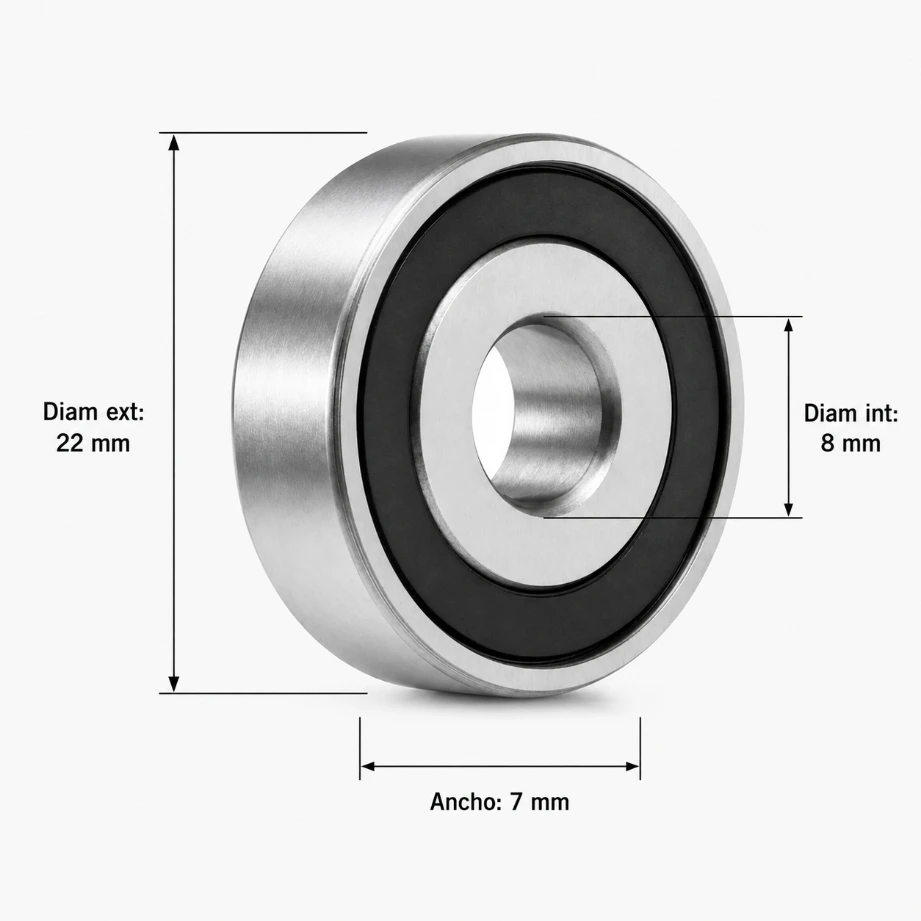 [608-2RS] 608-2RS - BALERO MINIATURA