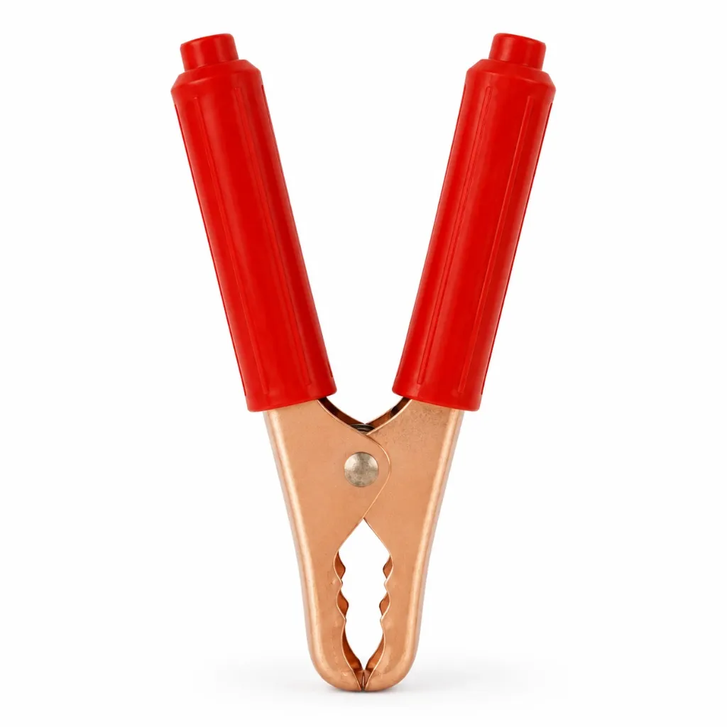 PP020R - PINZA ROJA PASA CORRIENTE GRANDE