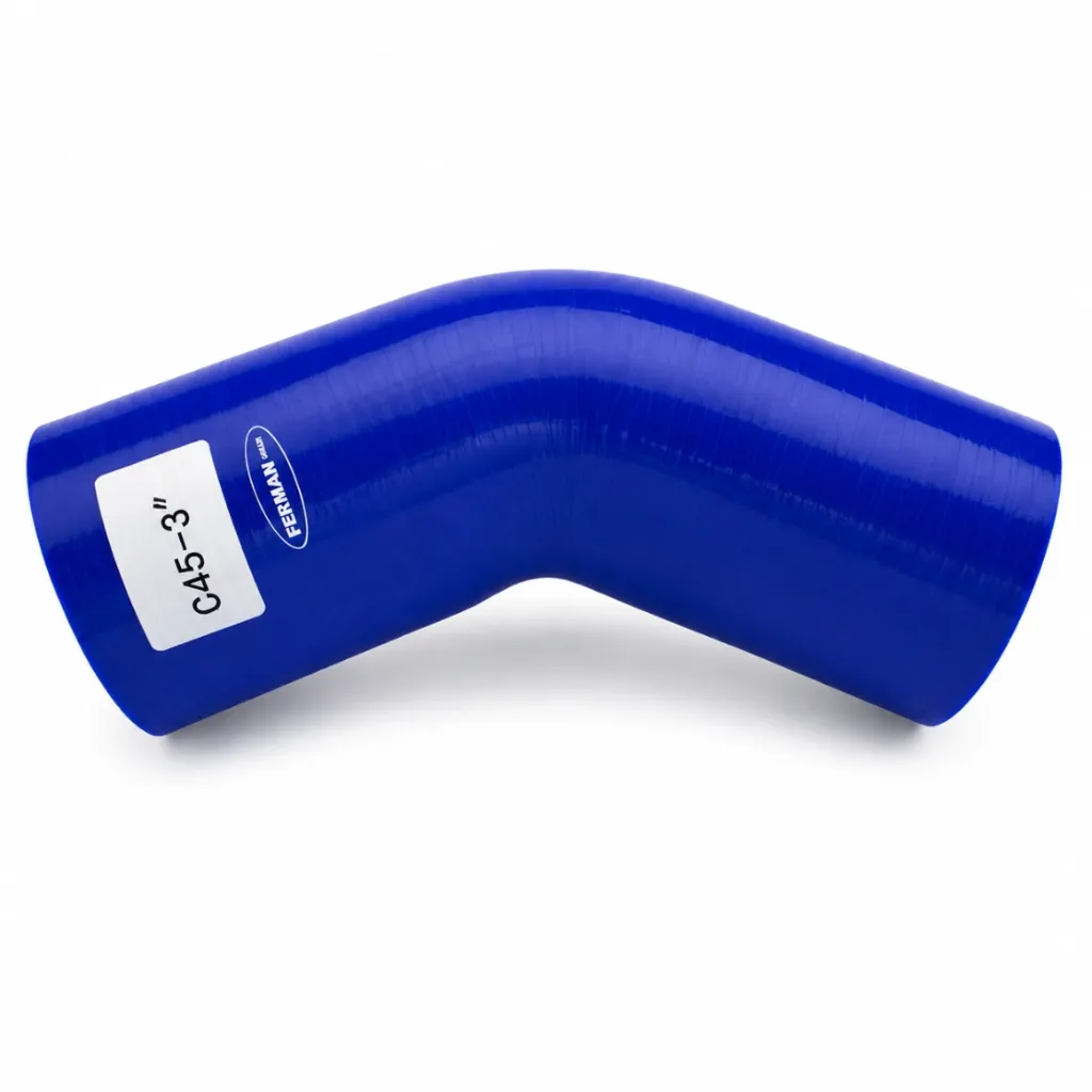 [C45-3] C45-3 - CODO SILICON 45° Diámetro Interno: 3" Largo: 8"	​
