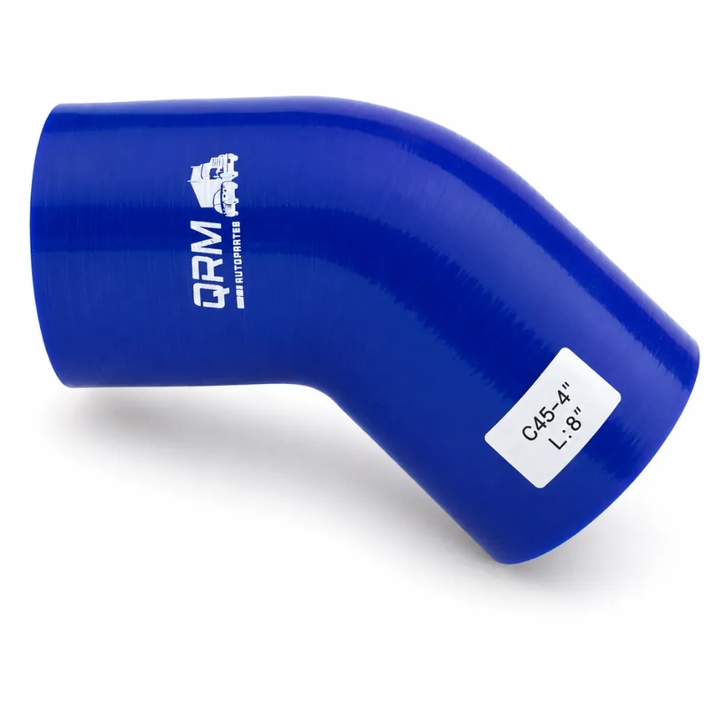 [C45-4] C45-4 - CODO SILICON 45° Diámetro Interno: 4" Largo: 8"