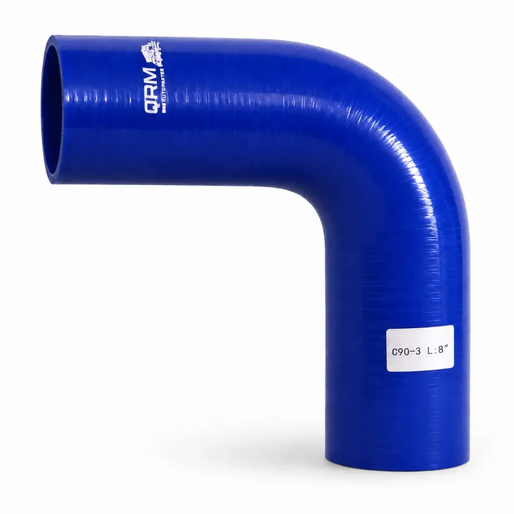 [C90-3] C90-3 - CODO DE SILICON 90° Diámetro Interior: 3" Largo: 8"