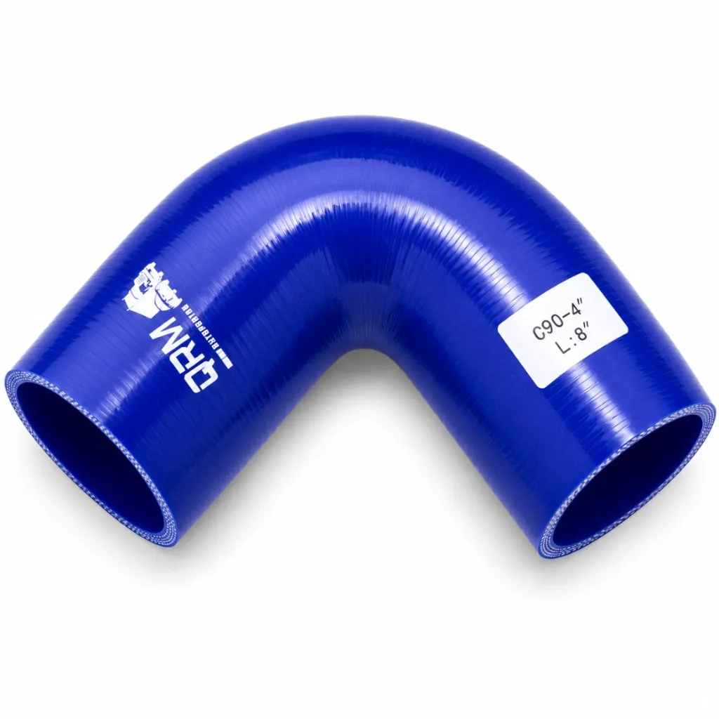 [C90-4] C90-4 - CODO DE SILICON 90 Diámetro interno: 4" Largo: 8"