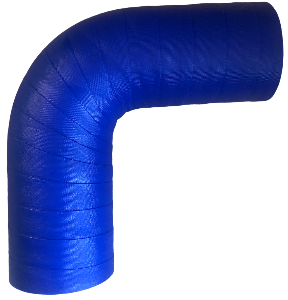 [C90-4] C90-4 - CODO DE SILICON 90 Diámetro interno: 4" Largo: 8"