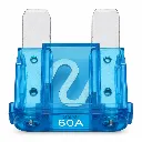 FM60 - FUSIBLE CLAVIJA MAXI 60 AMP COLOR AZUL