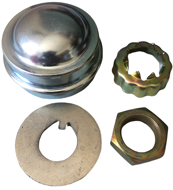 [KRD501] KRD501 - KIT DE SEGUROS Y TUERCA (1) RUEDA DELANTERA NISSAN 2.4 PICK-UP (93-02)