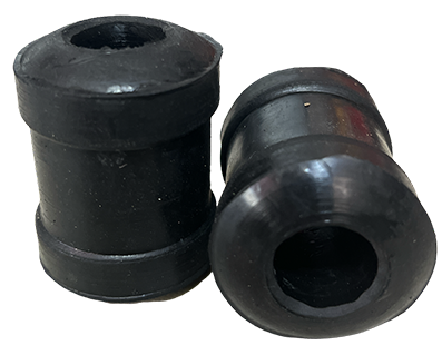 S38 - GOMA AMORTIGUADOR TIPO CARRETE GRANDE NEGRO