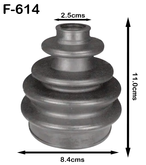 F614 - MACHETA LADO RUEDA I/D COUGAR, GHIA 89-92