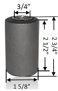 RB152-A - BUJE MUELLE METALICO GRUESO 3/4
