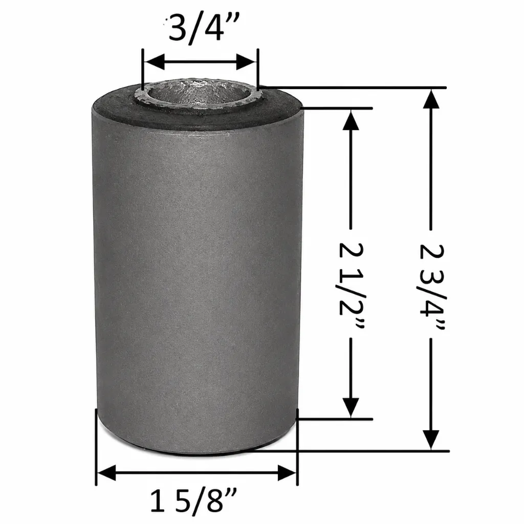 [RB152-A] RB152-A - BUJE METALICO GRUESO 3/4 MUELLE  NISSAN NP300, ESTAQUITAS 2.4 Y D21