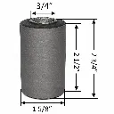 RB152-A - BUJE METALICO GRUESO 3/4 MUELLE  NISSAN NP300, ESTAQUITAS 2.4 Y D21