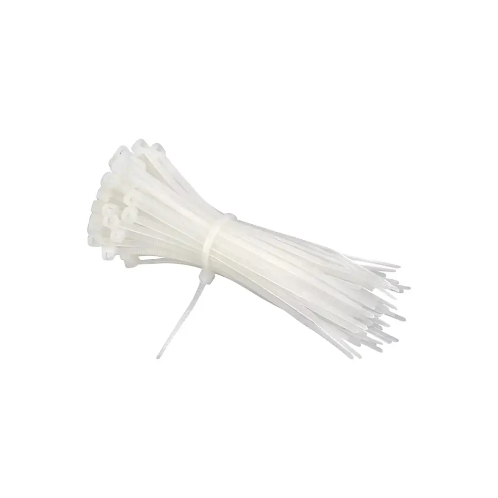[B4*150] B4*150 - CINCHO ANCHO 4MM * LARGO 15 CM BLANCO