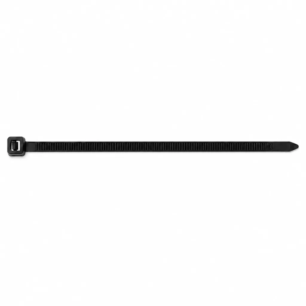 N5*300 - CINCHO ANCHO 5 MM * LARGO 30 CMS NEGRO