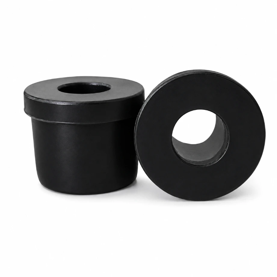DATNGE-NEGRA - GOMA 3/4" PARTE FIJA DE MUELLE TRASERO NISSAN 720, D21, D22 Y NP300 2.4L POLIURETANO NEGRO