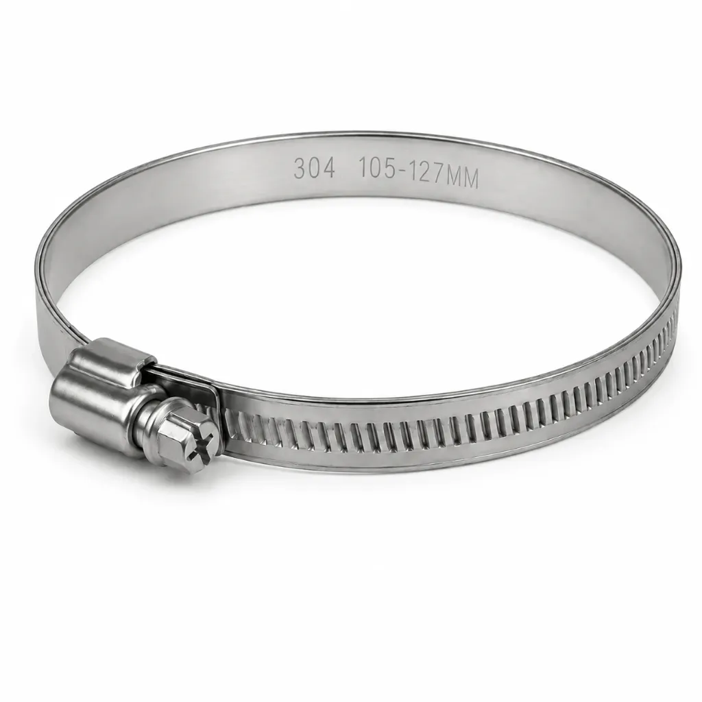 TU72 - ABRAZADERA SIN FIN ACERO 304 105-127MM 12 MM