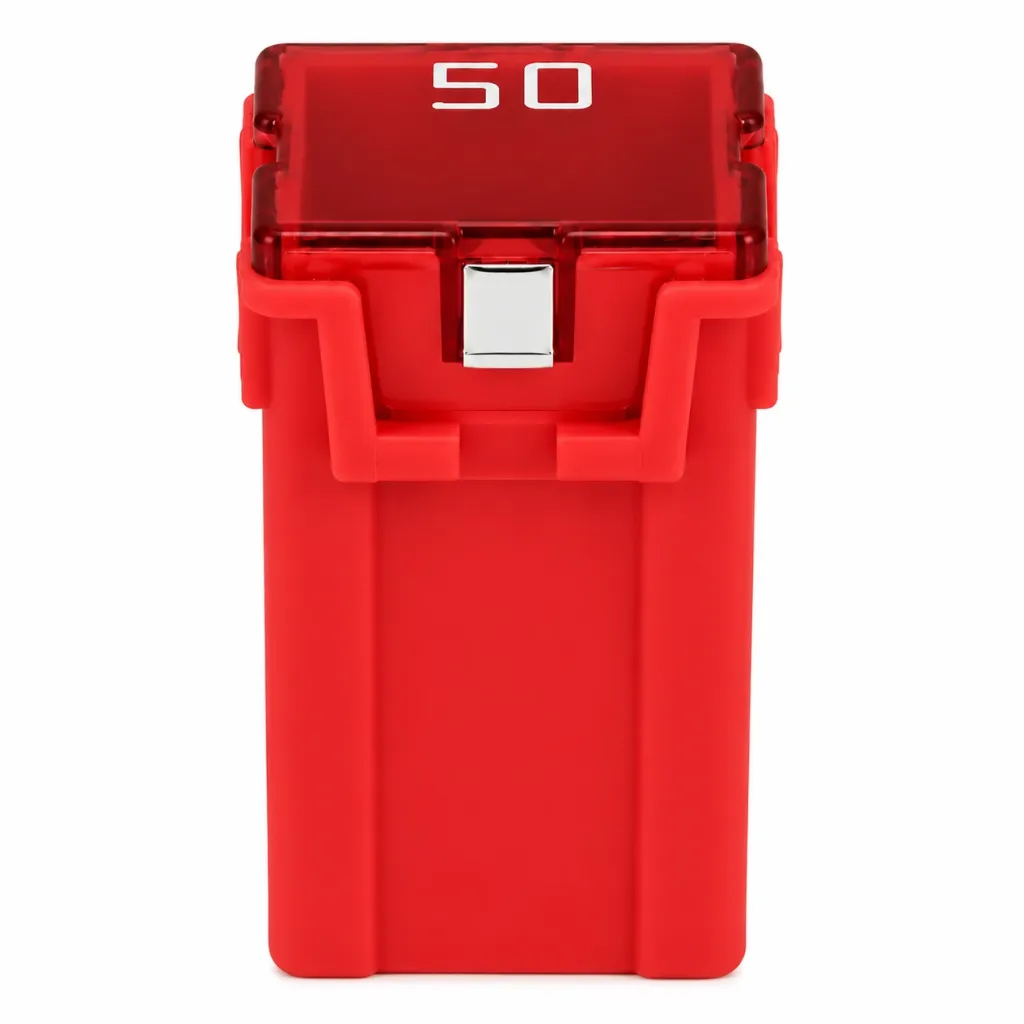 FMU50 - FUSIBLE DE MUELA GRANDE 50 AMP ROJO = F-0314M3