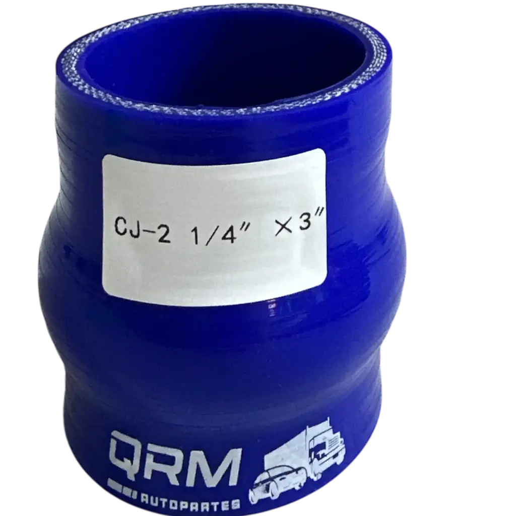 CJ-2 1/4 X L3 - COPLE SILICON CON JOROBA Diámetro Interno: 2 1/4" Largo: 3"