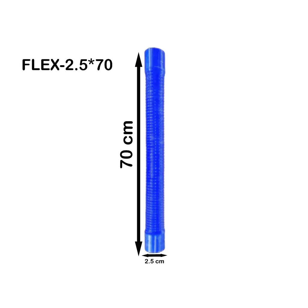 FLEX-2 1/2 * 70 - MANGUERA FLEXIBLE SILICON Diámetro Interno: 2 1/2" Largo: 70 cm.